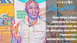 Read more about the article How Aime Lebon uses pencils from recycled materials as an advocacy tool with Papersmart Industries